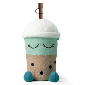 Butelka termiczna w pluszowym etui Fuzzie Beanie Bubble Tea 360 ml Asobu