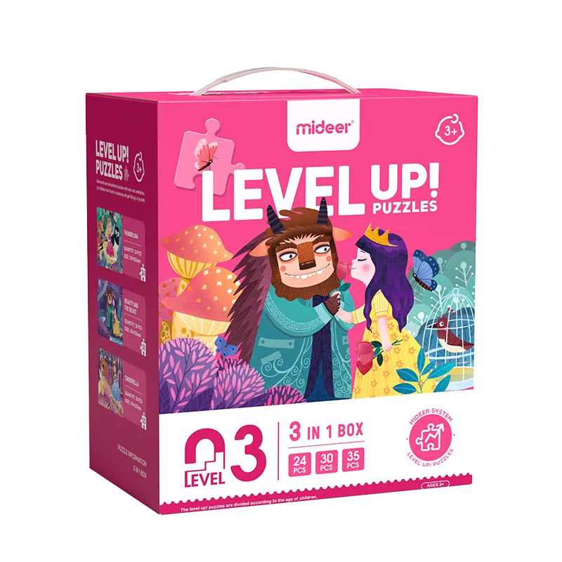 Puzzle dziecięce Level Up! 3 Przygody Księżniczek mideer