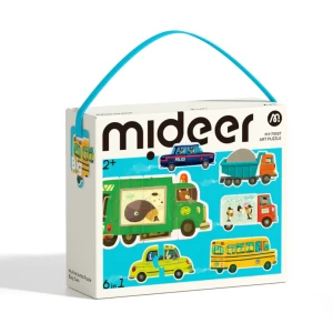 Moje pierwsze puzzle 6w1 Transport mideer