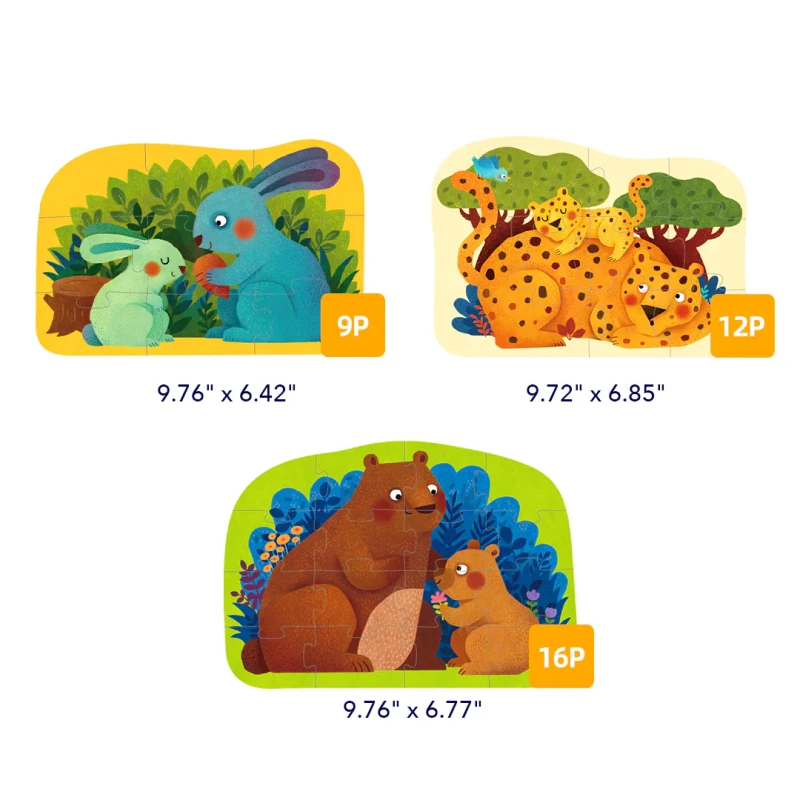 Puzzle dziecięce Level Up! 2 Buziak dla maluszka mideer