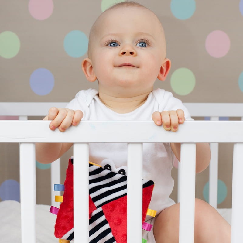 Szeleścik kontrastowy niebieski 732 Mom's Care