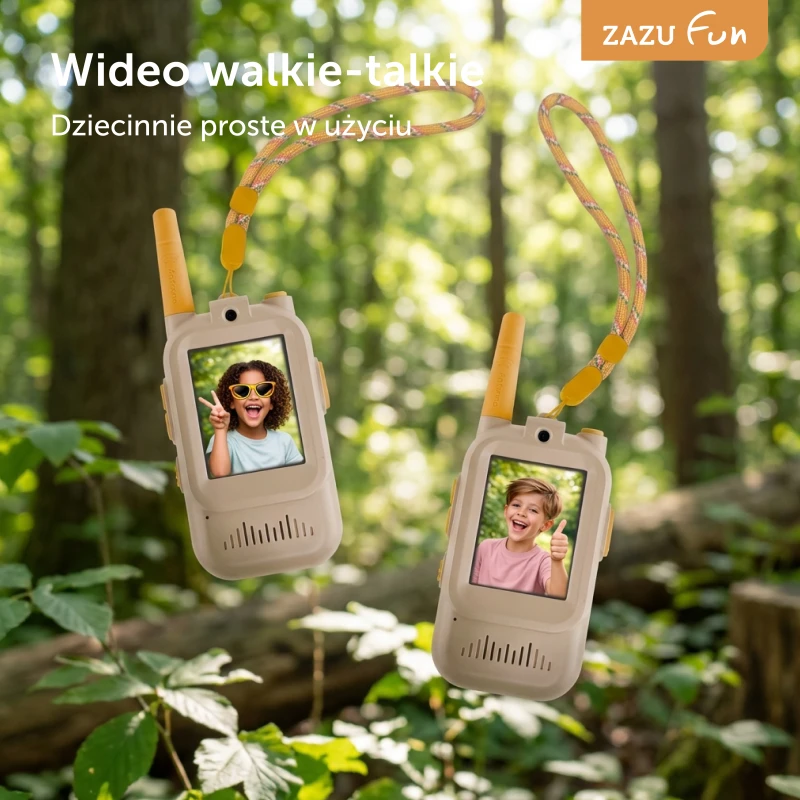 Video Walkie Talkie dla Dzieci Beige Zazu Fun