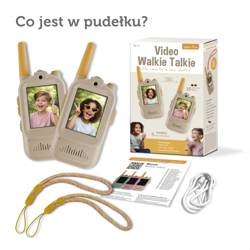 Video Walkie Talkie dla Dzieci Beige Zazu Fun