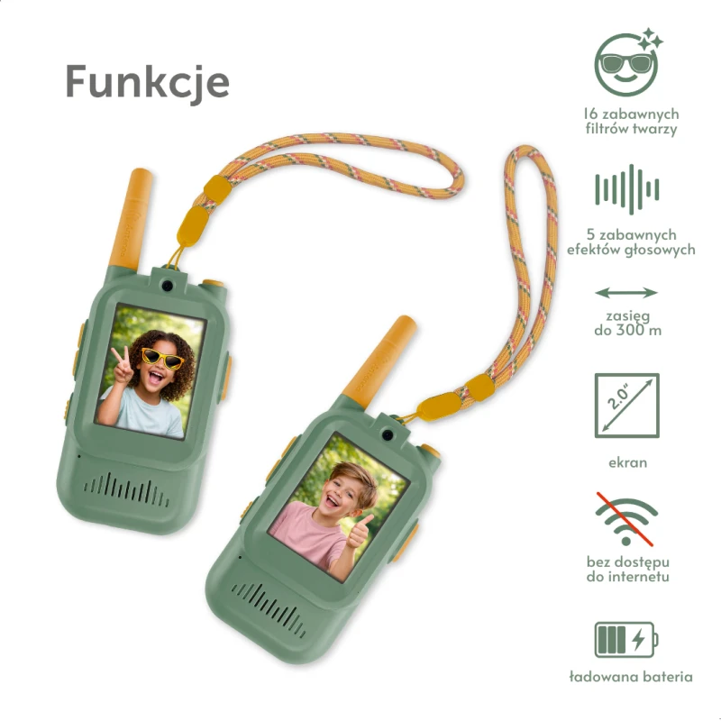 Video Walkie Talkie dla Dzieci Sage Zazu Fun