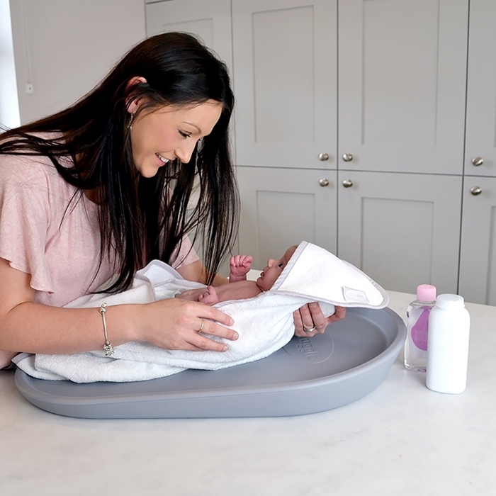 Mata do Przewijania z Pianki Squishy Grey Shnuggle