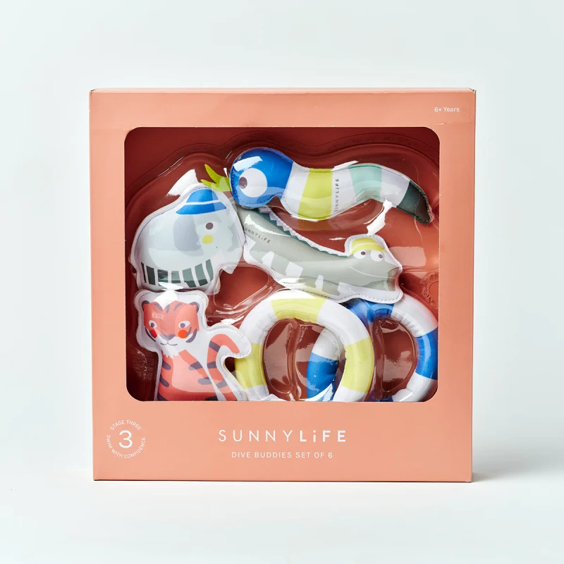 Zabawki do nauki nurkowania – Into the Jungle (6 szt.) Sunnylife