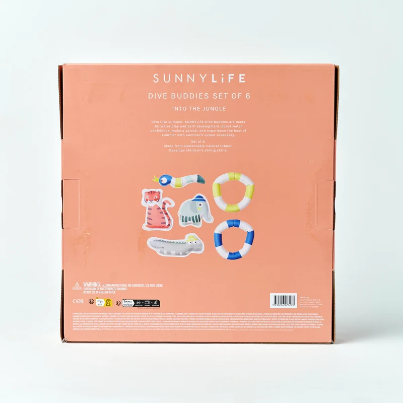 Zabawki do nauki nurkowania – Into the Jungle (6 szt.) Sunnylife