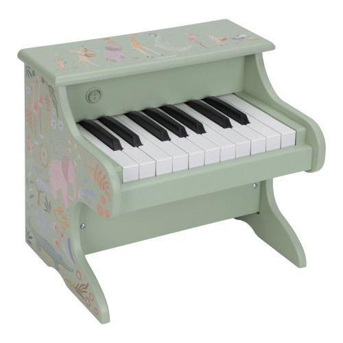 Drewniane pianino zielone Safari Friends FSC Little Dutch