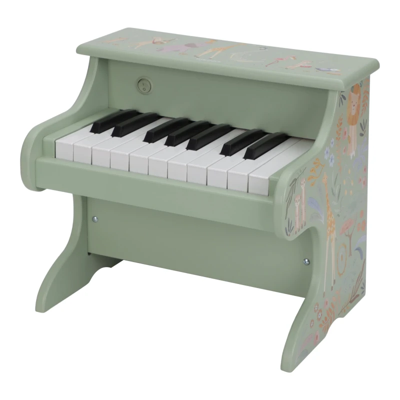 Drewniane pianino zielone Safari Friends FSC Little Dutch
