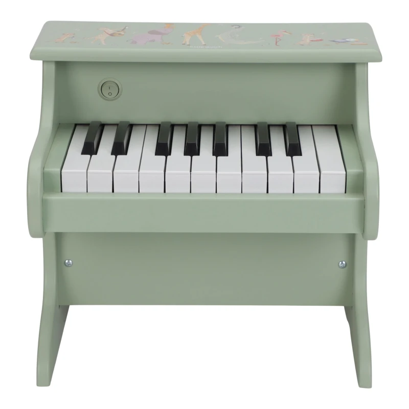 Drewniane pianino zielone Safari Friends FSC Little Dutch
