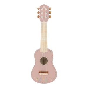 Drewniana gitara różowa Safari Friends FSC Little Dutch