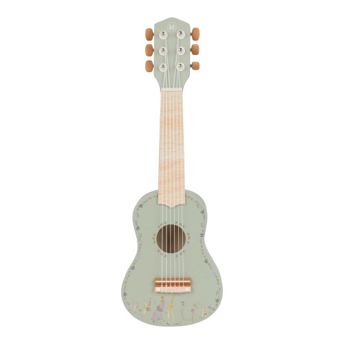Drewniana gitara zielona Safari Friends FSC Little Dutch