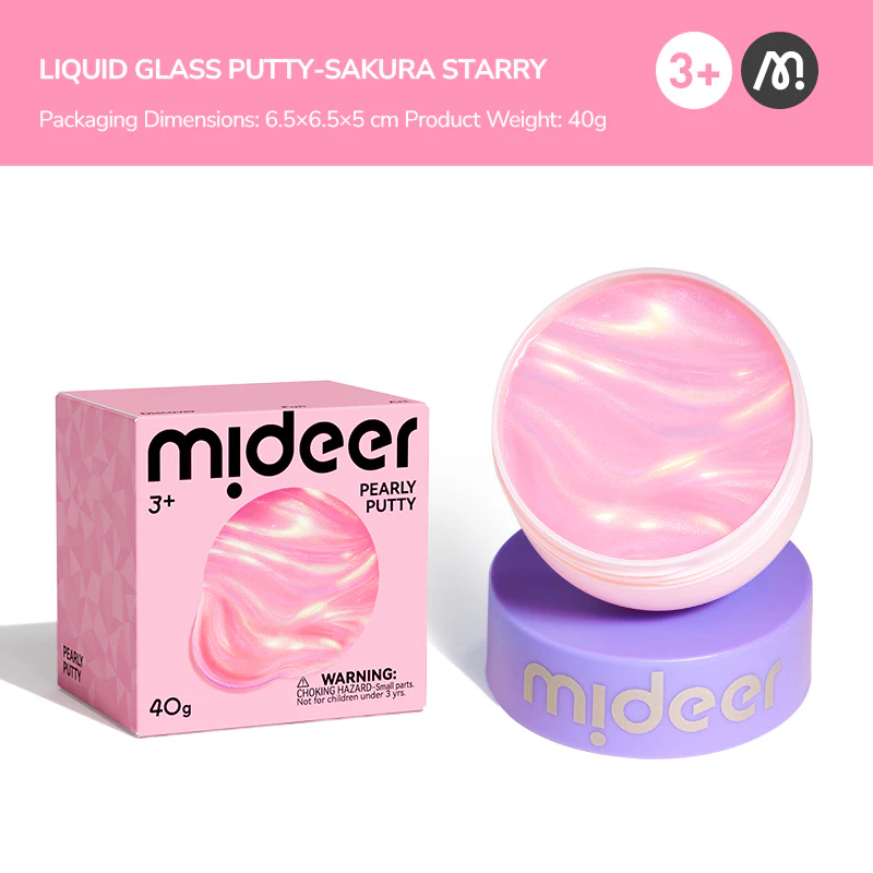Putty perłowa masa sensoryczna – sakura pink mideer