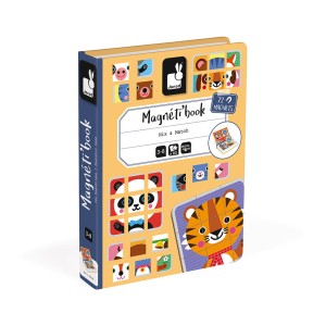 Magnetyczna układanka Puzzle Zwierzątka Magnetibook Janod