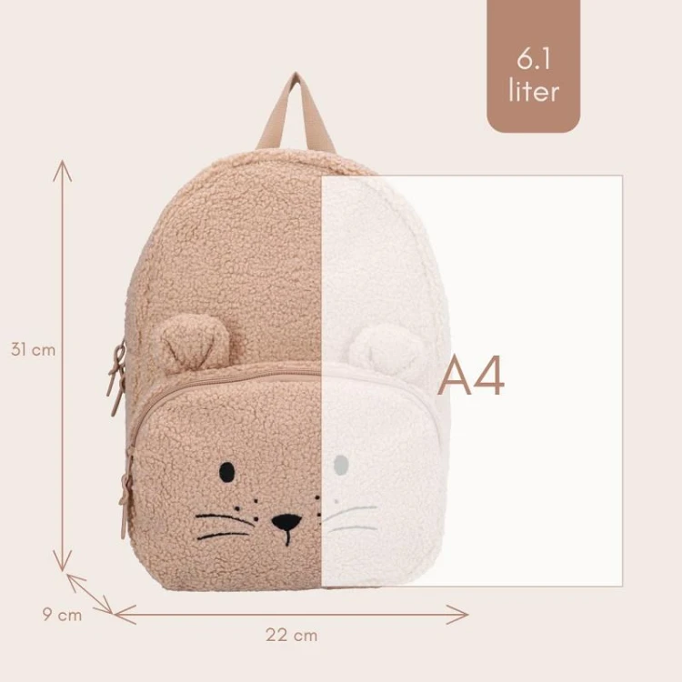 Plecak dla dzieci Comfort Friends Mouse beige KIDZROOM