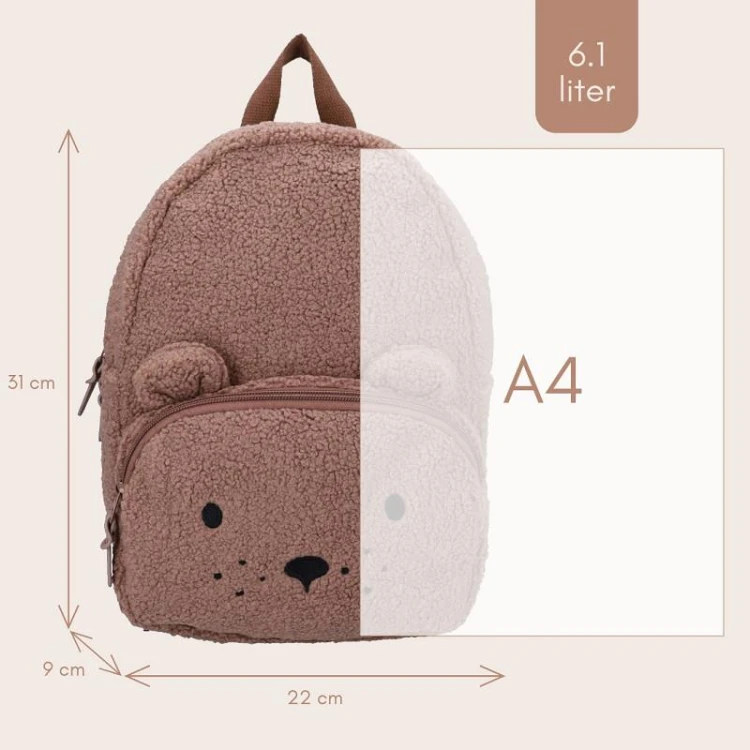 Plecak dla dzieci Comfort FriendsTeddy Bear brown KIDZROOM