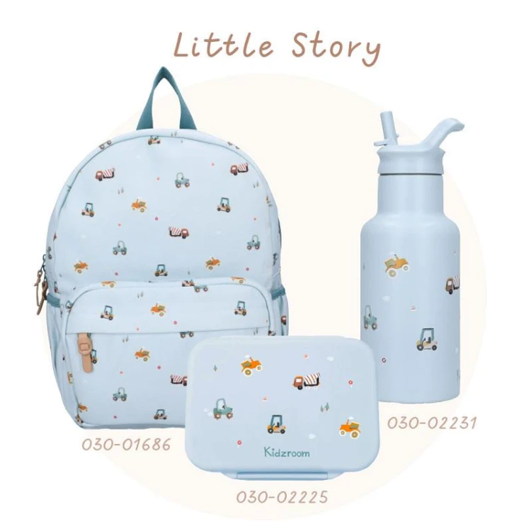 Butelka bidon 350 ml Little Story Blue KIDZROOM