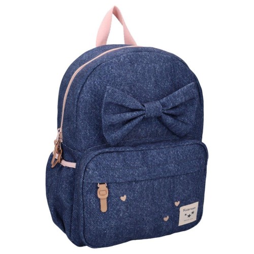 Plecak dla dzieci L Bow blue jeans KIDZROOM