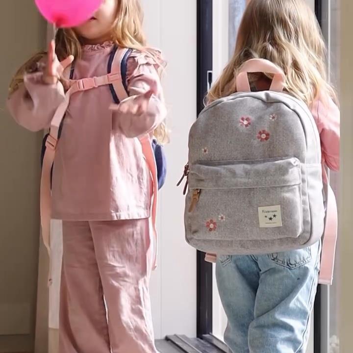 Plecak dla dzieci Blossom grey jeans KIDZROOM