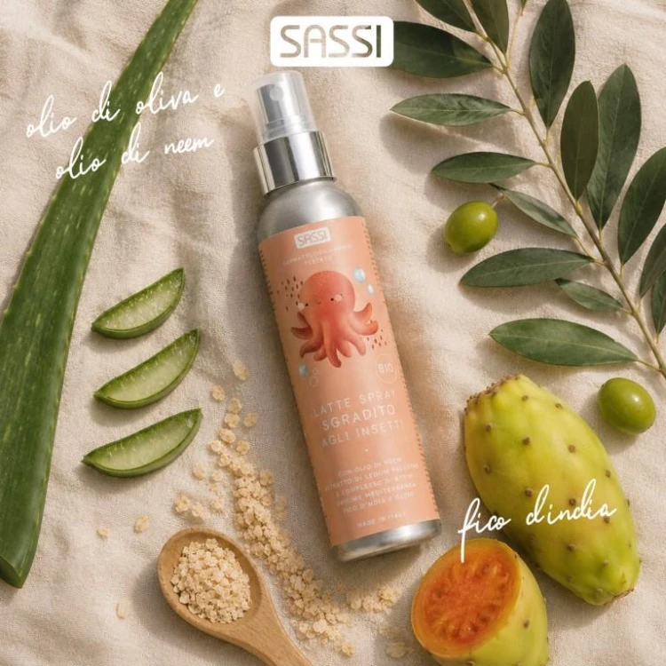 Mleczko odstraszające owady w sprayu 150 ml Sassi