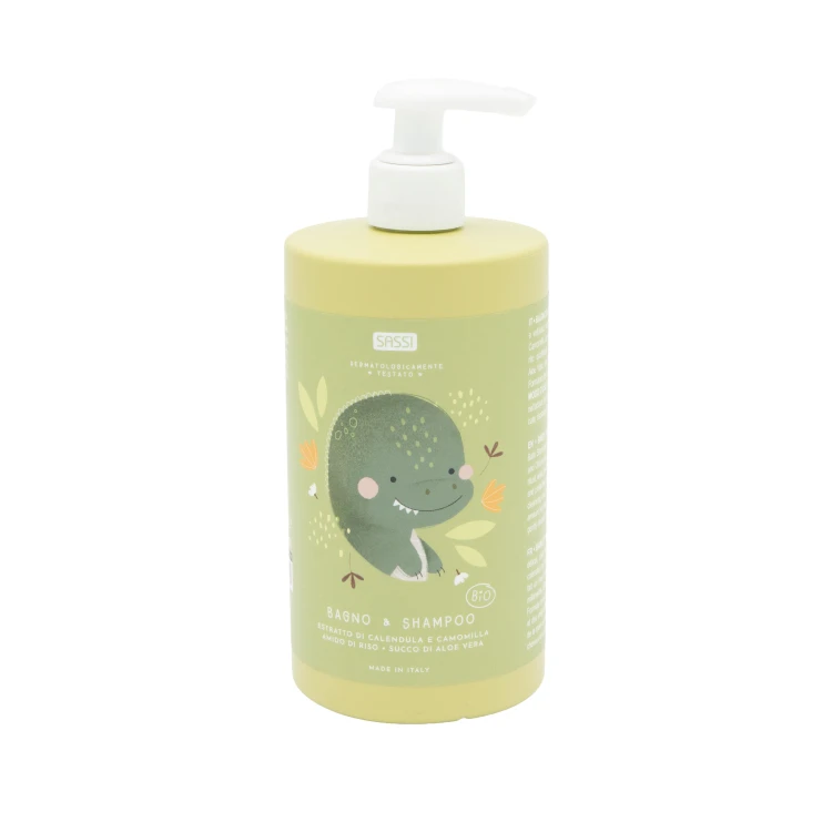Płyn do kąpieli i szampon 2w1 500ml Dino Sassi