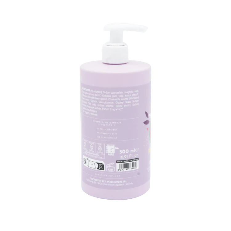 Płyn do kąpieli i szampon 2w1 500ml Jednorożec Sassi