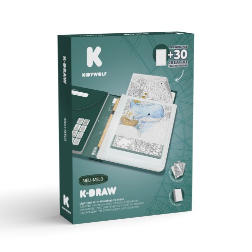 Pad rysunkowy tablet podświetlany K-DRAW PAD MELIMELO Kidywolf