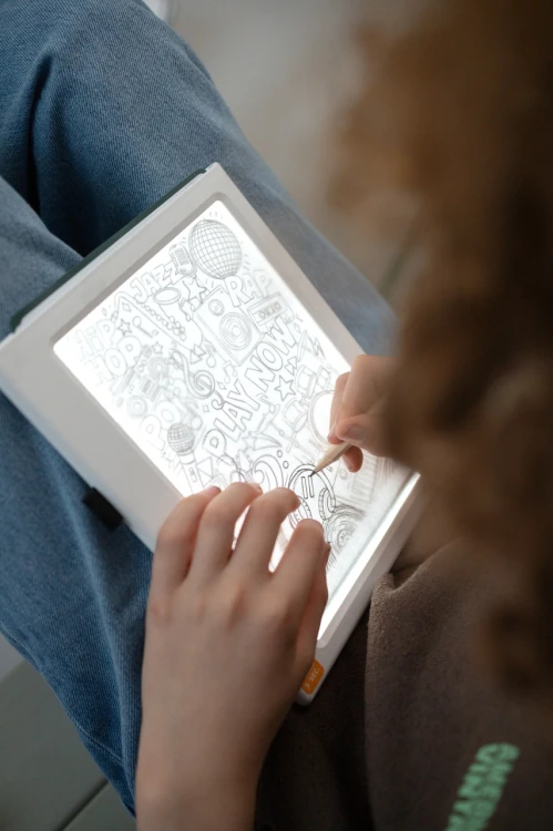 Pad rysunkowy tablet podświetlany K-DRAW PAD MELIMELO Kidywolf