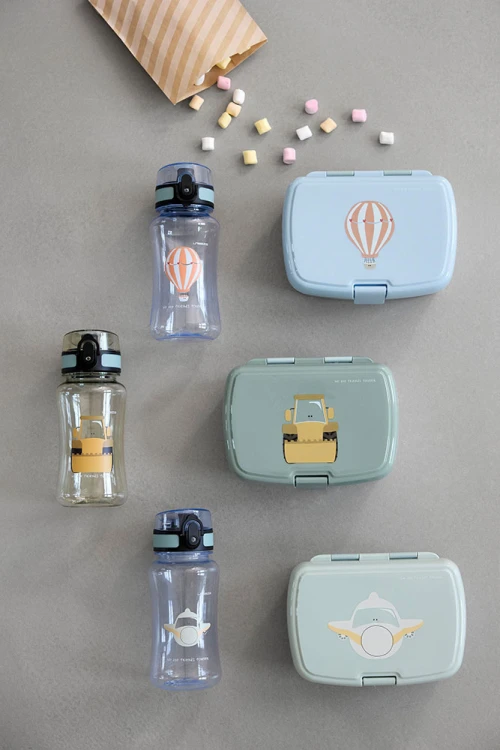 Lunchbox z wkładką śniadaniówka Tiny Drivers Samolot Lassig