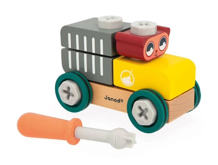 Samochód do składania Miś Brico ‘Kids 2+ Janod