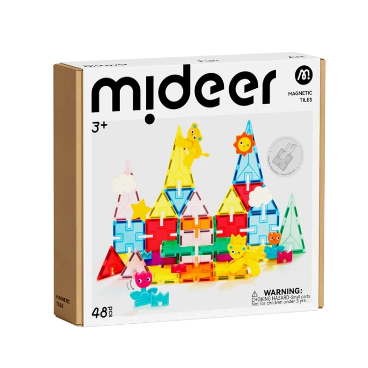 Klocki magnetyczne Wonder Kingdom (48 el.) mideer
