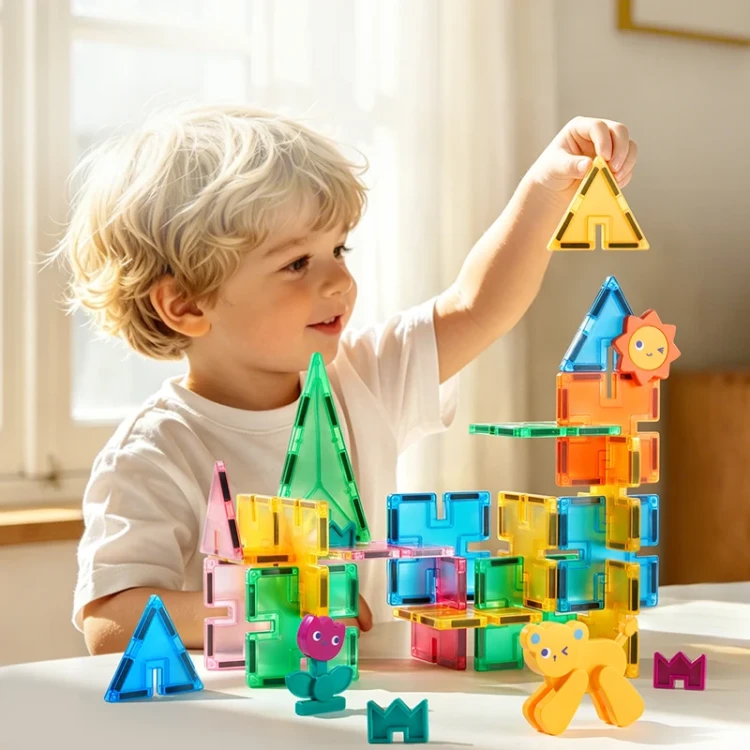 Klocki magnetyczne Wonder Kingdom (48 el.) mideer