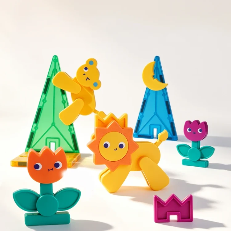 Klocki magnetyczne Wonder Kingdom (48 el.) mideer