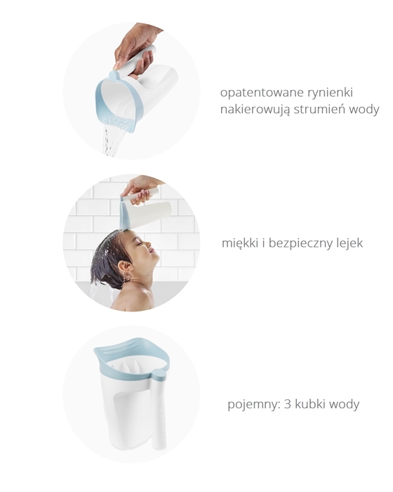Kubek do Mycia Głowy Wave Skip Hop