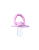 Smoczek pozycjonujący Pink A Boo LUU Kids