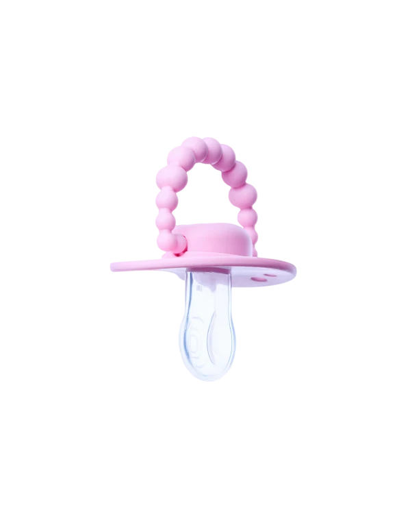 Smoczek pozycjonujący Pink A Boo LUU Kids