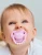 Smoczek pozycjonujący Pink A Boo LUU Kids