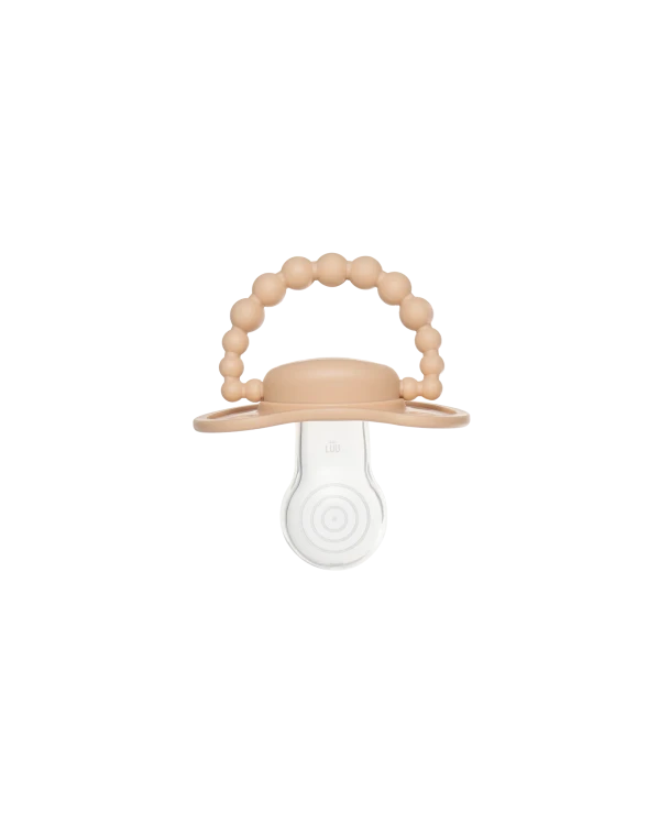 Smoczek pozycjonujący Cookie Beige LUU Kids