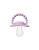 Smoczek pozycjonujący French Lavender LUU Kids
