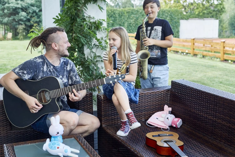 Króliczek Honey Bunny G6 różowy Alilo