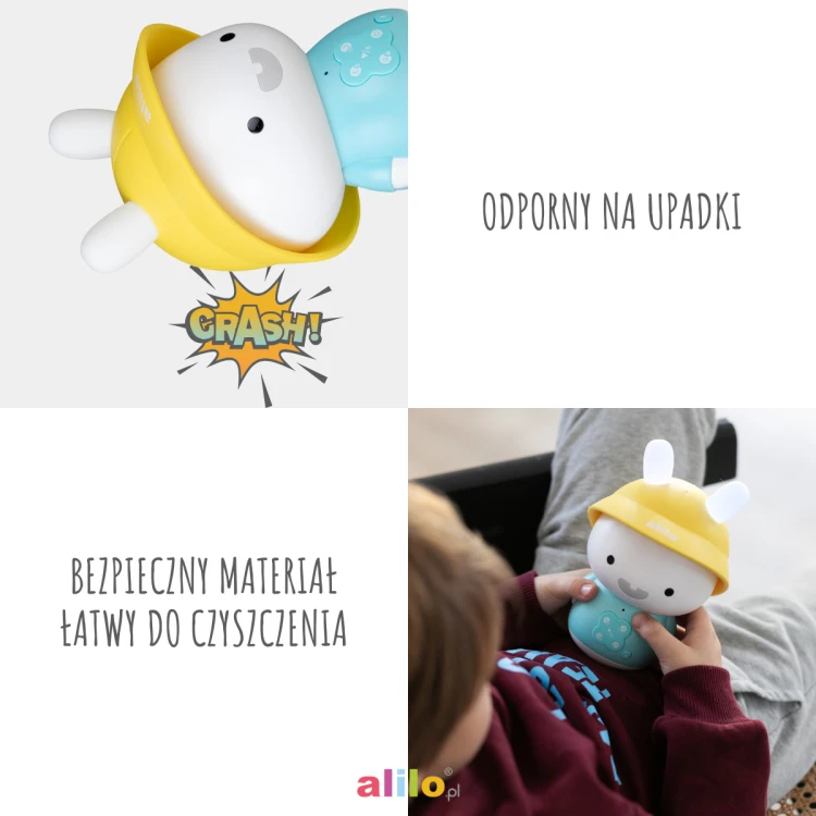 Króliczek Baby Bunny G9S+ - niebieski PLUS Alilo