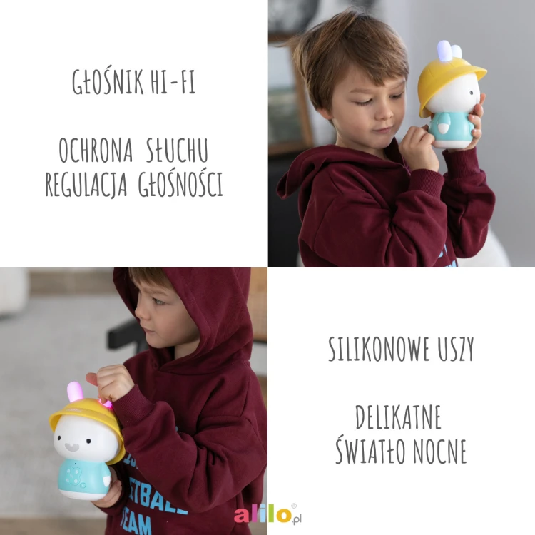 Króliczek Baby Bunny G9S+ - niebieski PLUS Alilo
