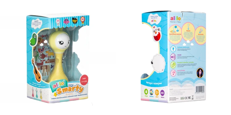 Króliczek Smarty Bunny R1 żółty Alilo