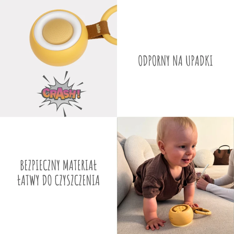 CocoNap W1 x pomelody odtwarzacz MP3 i lampka do karmienia mango Alilo