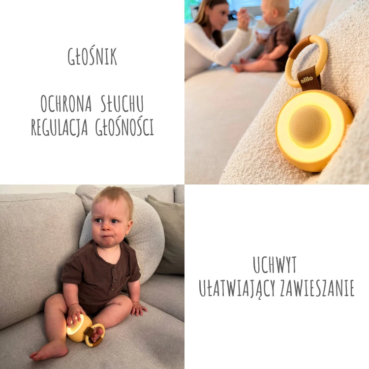 CocoNap W1 x pomelody odtwarzacz MP3 i lampka do karmienia mango Alilo