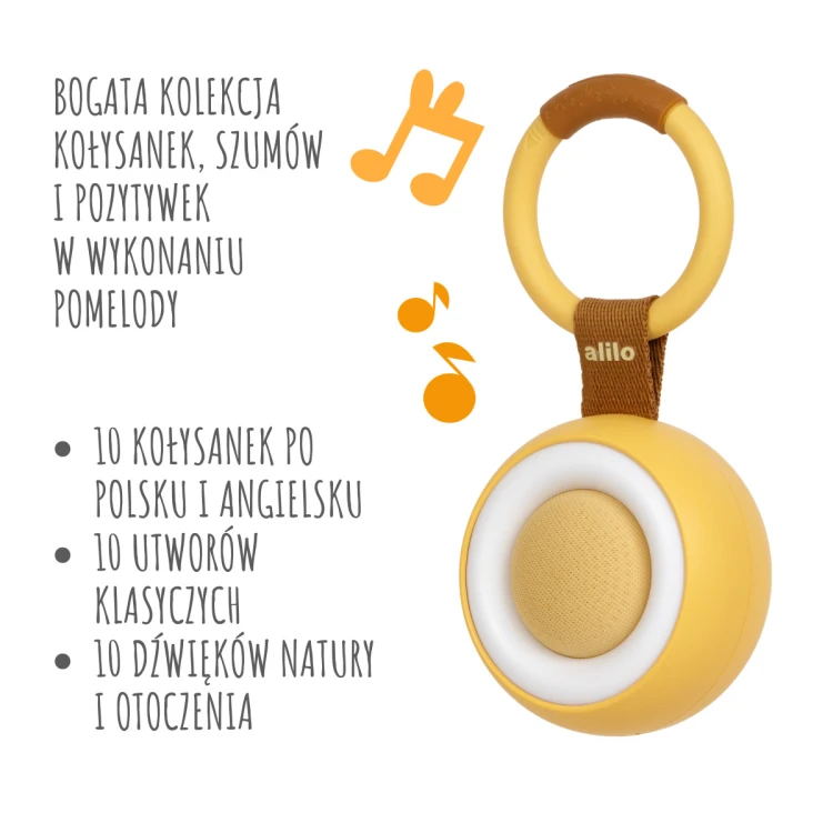 CocoNap W1 x pomelody odtwarzacz MP3 i lampka do karmienia mango Alilo