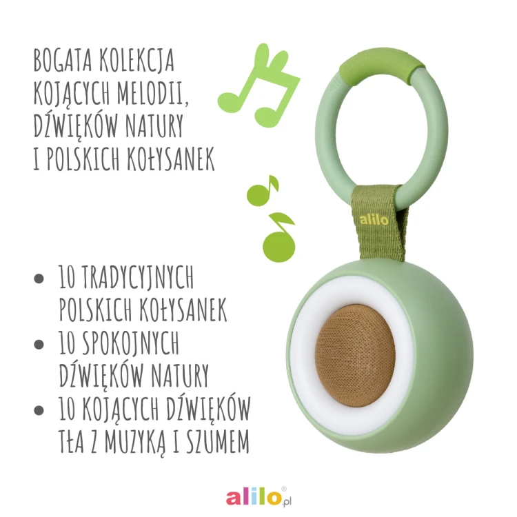 CocoNap W1 odtwarzacz MP3 i lampka do karmienia awokado Alilo