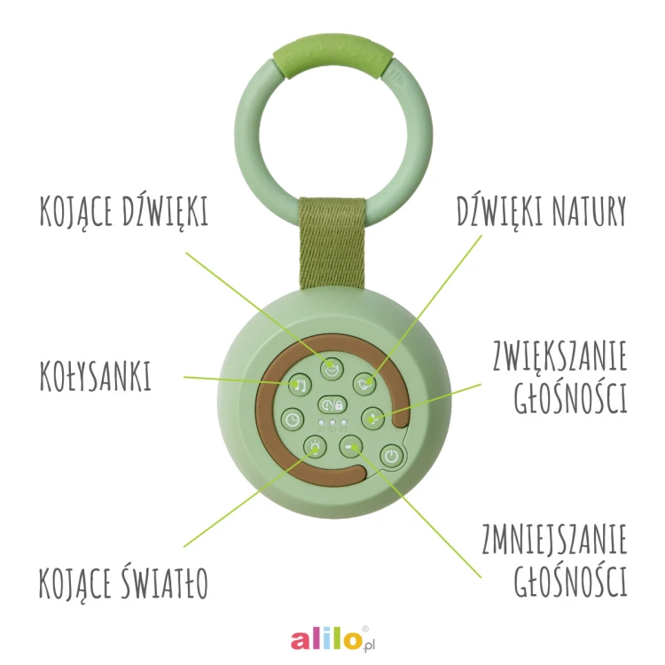 CocoNap W1 odtwarzacz MP3 i lampka do karmienia awokado Alilo