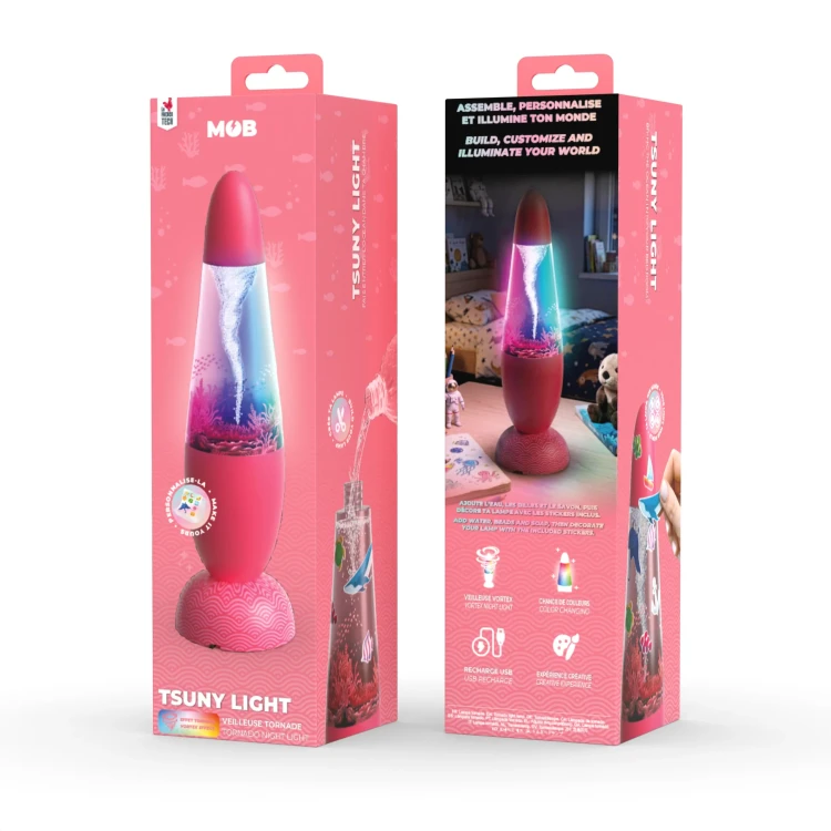 Lampka Tornado Tsuny Light MOB koralowa Mobility on Board
