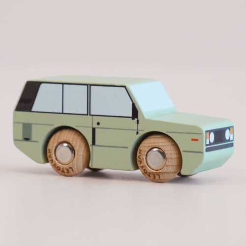 Kolekcjonerski samochodzik GT155 Rory kombi drewniane auto Le Toy Van